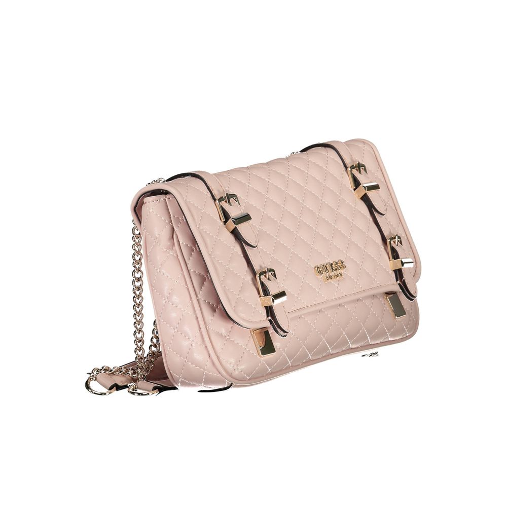 Guess Jeans Rosa Polyethylen-Handtasche
